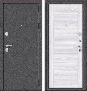 Товар Дверь Браво Север-9 Антик Серебряный/Царга DIS007076